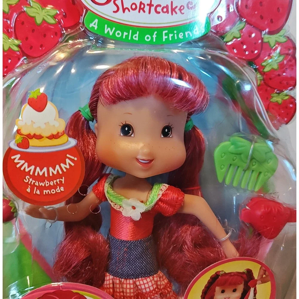 Playmates Strawberry Shortcake Country Fun Doll 6in Red Scented 2007 New